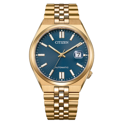 Men’s automatic Citizen Tsuyosa 60 NK0023-57L Jubilee 40 mm – Sapphire, 50 m, 60 h power reserve, rose-gold steel bracelet