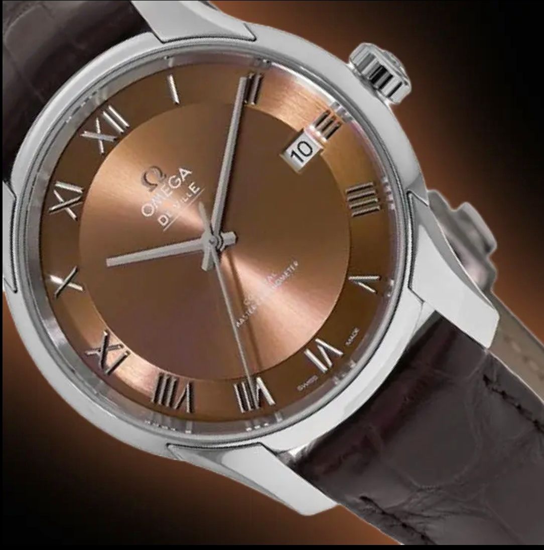 Omega De Ville Hour Vision 41 mm 433.13.41.22.10.001 | Annual Calendar Master Chronometer | Brown Dial