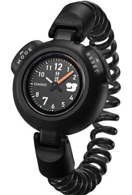 Unisex quartz SAUNA watch Casio Collection SAN-100H-1BJR JDM 35.4 mm – 50 m water resistance, 12-minute timer, resin strap JDM (Japanese domestic market)