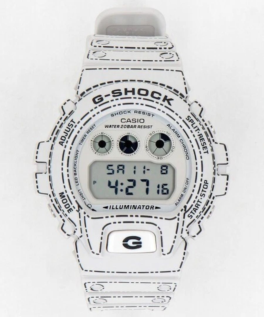 Casio G-Shock ORIGAMI 2D DW-6900RGM-5JR JDM Limited men&#39;s watch made in Japan 200M WR JDM (Japanese domestic market)