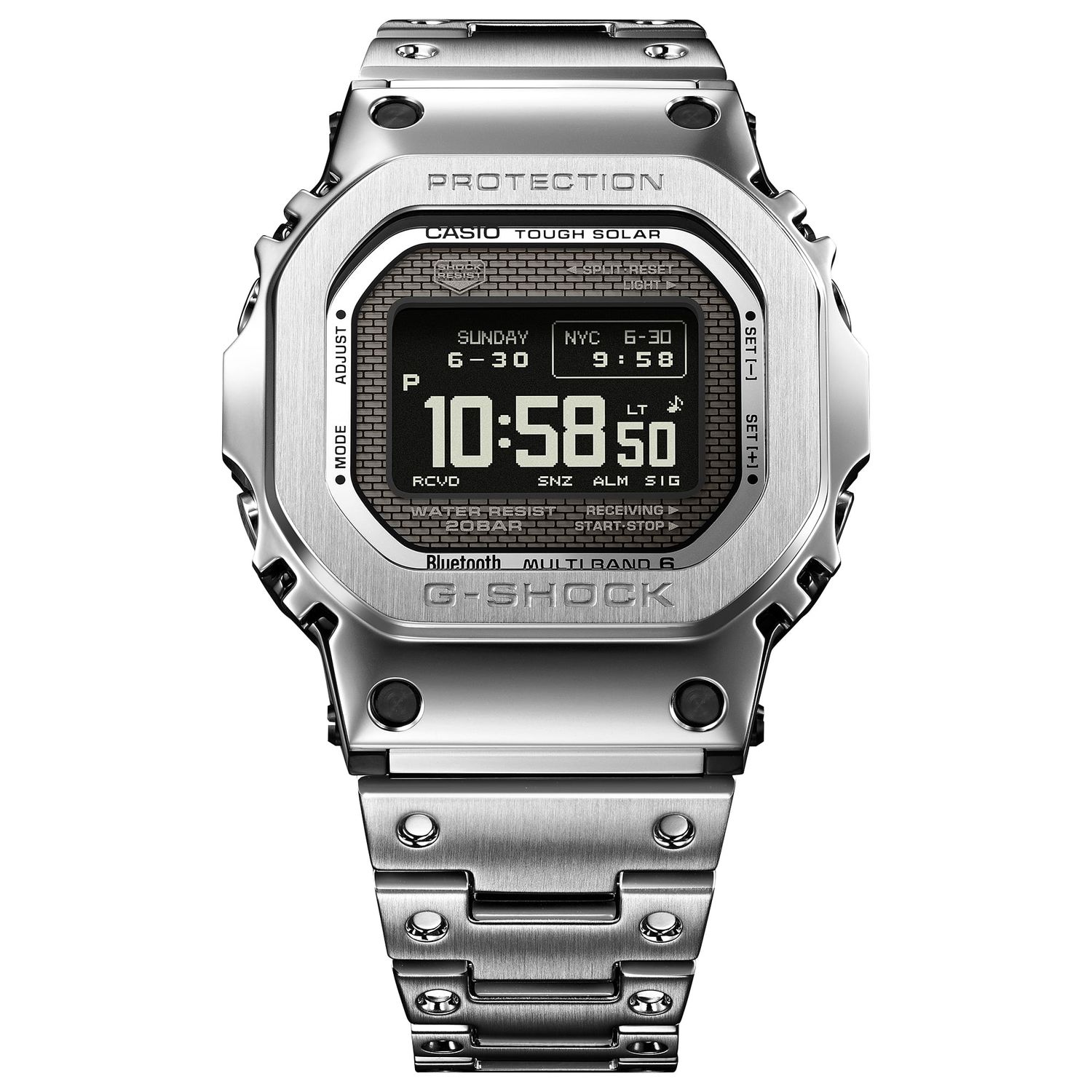 Casio G-Shock Full Metal GMW-BZ5000D-1JF JDM Bluetooth radio-controlled men&#39;s watch MIP display AI design (high definition display) 43.6mm 200m WR made in Japan JDM (Japan Domestic Market)