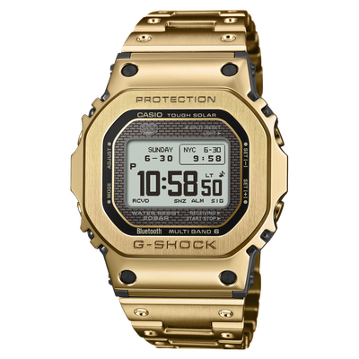 Casio G-Shock Full Metal “AI Gold” Bluetooth Radio-Controlled Men&#39;s Watch - GMW-BZ5000GD-9JF JDM - MIP Display (high definition display) Made in Japan Designed by AI JDM (Japanese domestic market) 200m WR