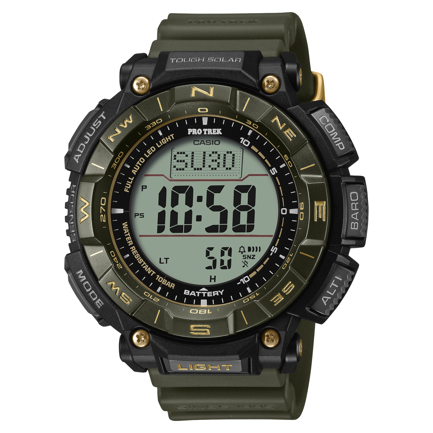Casio PRO TREK Solar Watch PRG-340ANS-3JR JDM “Japan Nature Conservation Society” - Triple Solar Sensor - Limited Edition JDM (Japanese Domestic Market)
