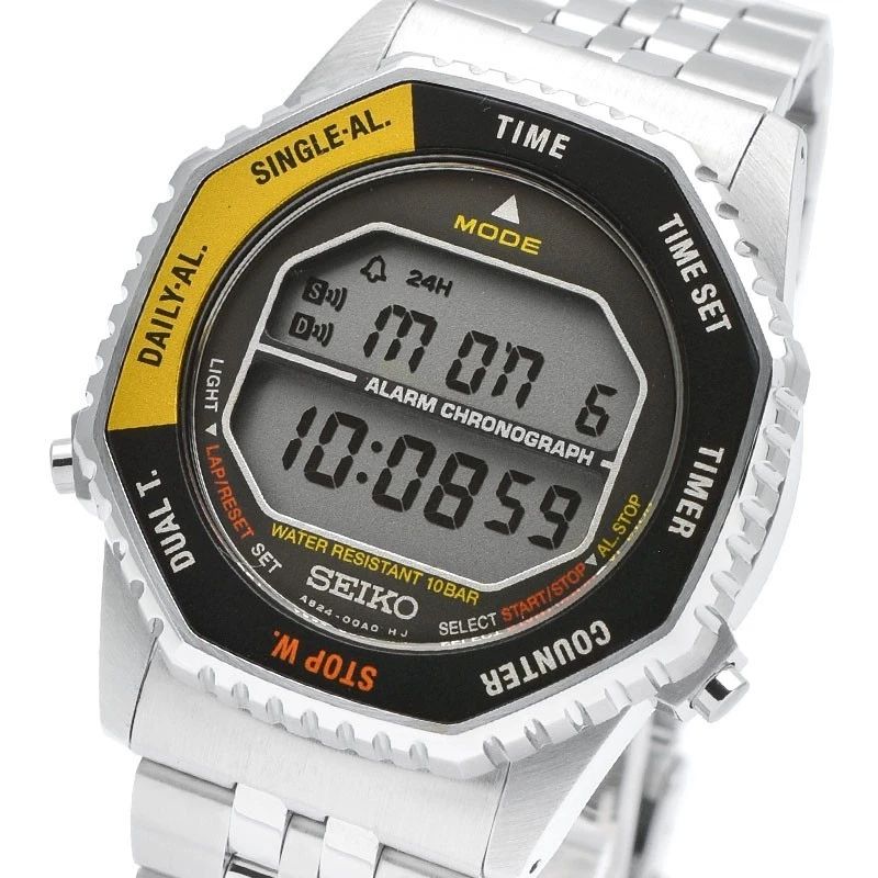 Seiko Selection Rotary Switch SBJG017 digital quartz watch | The “Rotocall” Reissue | 100m WR 37x43.5mm