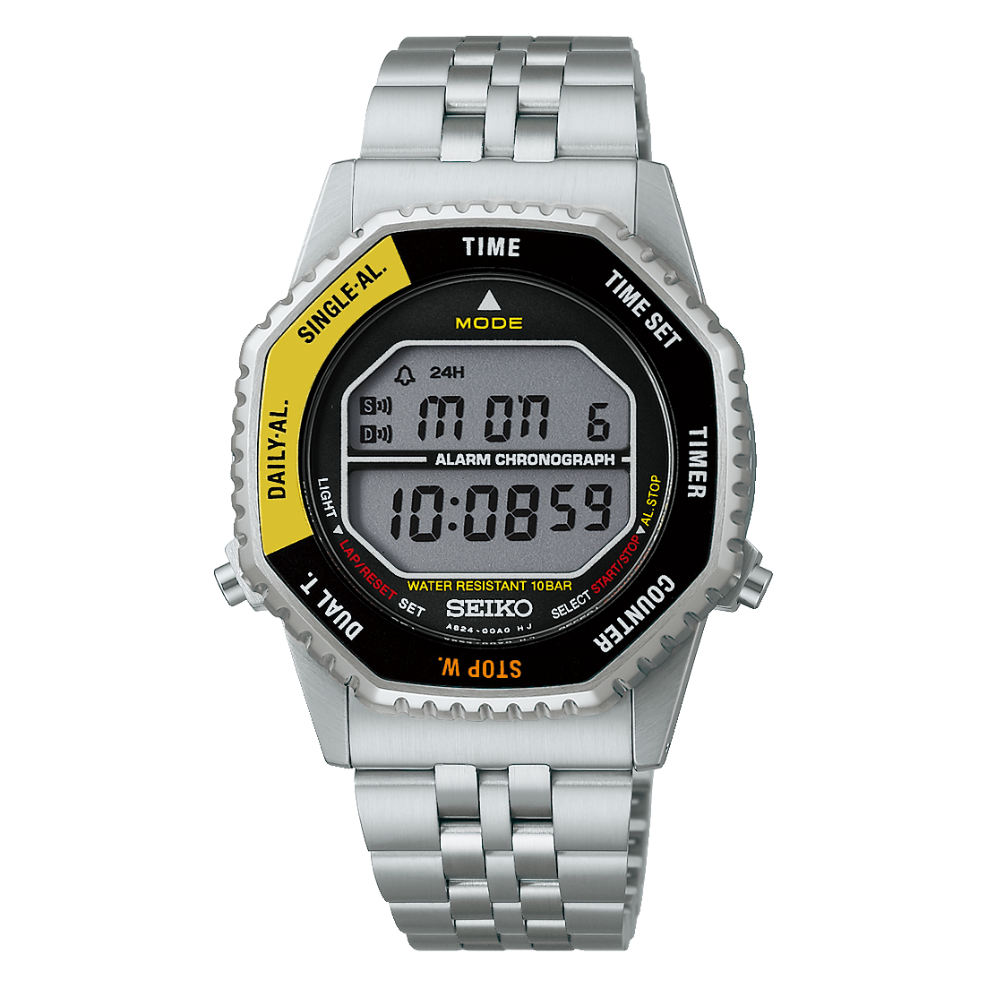 Seiko Selection Rotary Switch SBJG017 digital quartz watch | The “Rotocall” Reissue | 100m WR 37x43.5mm