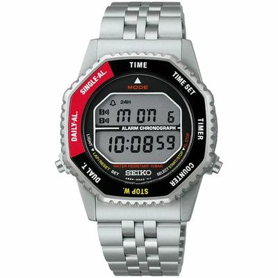 eiko Selection Rotary Switch SBJG019 digital quartz watch | The “Rotocall” Reissue | 100m WR 37x43.5mm