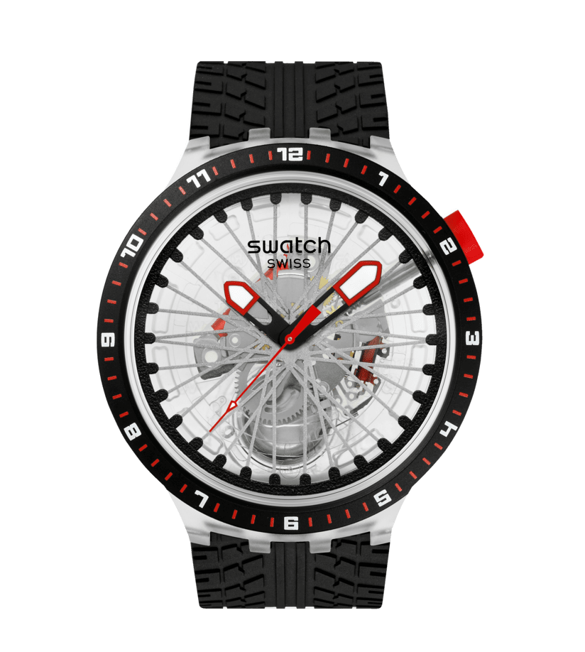 ​Swatch THE PILGRIM - TREAD ON IT sb05k103 47mm quartz