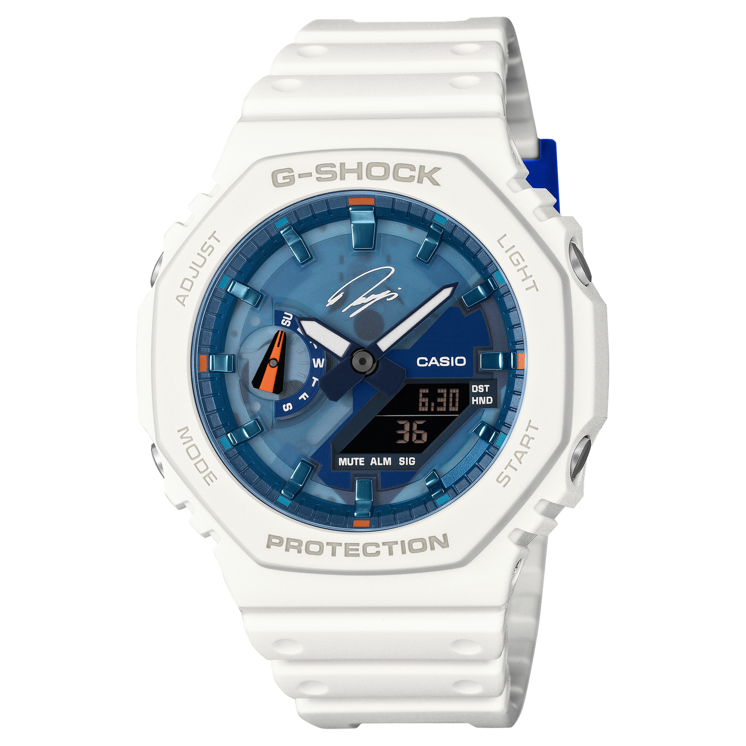 Casio G-Shock Analog-Digital Men's Watch GA-2100RI25-7AJR Ryo Ishikawa JDM Limited Edition  45.4mm Carbon Core 200m WR JDM (Japanese Domestic Market)