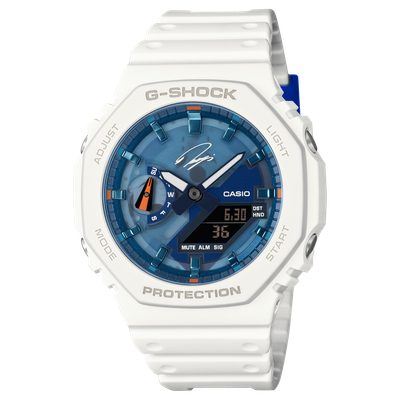 Casio G-Shock Analog-Digital Men's Watch GA-2100RI25-7AJR Ryo Ishikawa JDM Limited Edition 45.4mm Carbon Core 200m WR JDM (Japanese Domestic Market) Casio G-Shock Analog-Digital Men's Watch GA-2100RI25-7AJR Ryo Ishikawa JDM Limited Edition 45.4mm Carbon Core 200m WR JDM (Japanese Domestic Market)