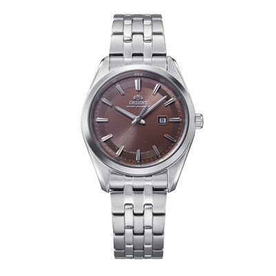 Orient Contemporary RA-WG0603R Brown Sunburst Women's Watch 32.1mm sapphire crystal steel strap 50m WR