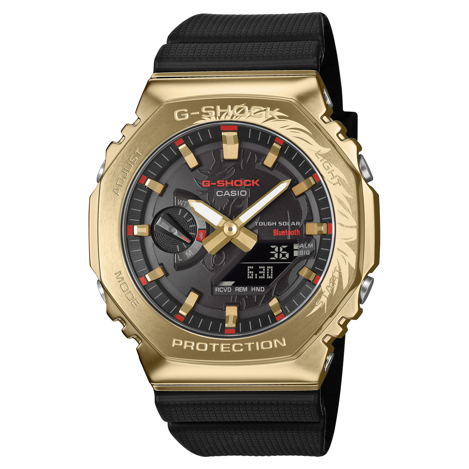 Casio G-SHOCK Metal Bluetooth Solar Watch GBM-2100CX-9A JDM– Limited Edition “Year of the Horse” (Metal Solar Bluetooth) 200m WR Mobile Link Tough Solar 49.3 × 44.4 × 11.9 mm Japan Domestic Market