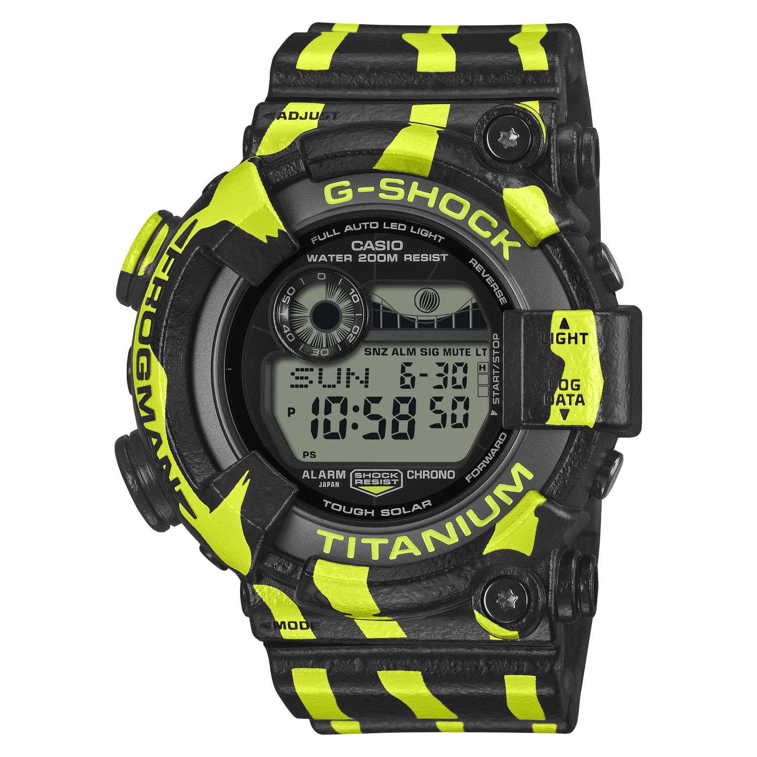 Casio G-SHOCK Frogman GW-8200TPF-1JR​ Poison Dart Frog radio-controlled titanium sundial JDM – Limited Edition “” (Titanium) Made in Japan JDM (exclusive version for the Japanese domestic market)