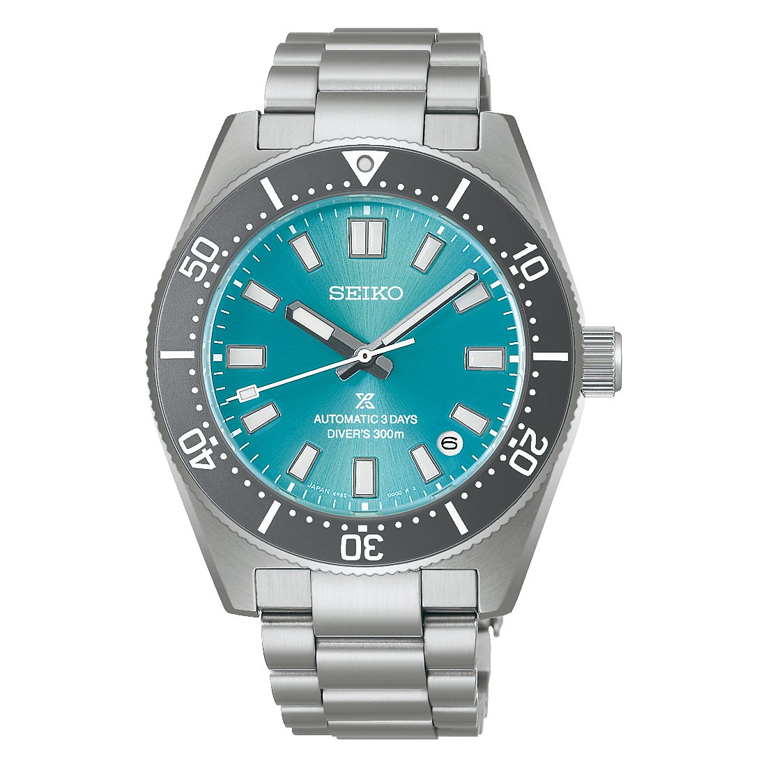 Seiko Prospex SBDC221 JDM 40mm 300m 72h automatic diving watch for men – Limited Edition “Save the Ocean” 1965 Heritage (300m Diver) made in Japan curved anti-reflective sapphire crystal internal anti-reflective coating JDM (Japanese domestic market)