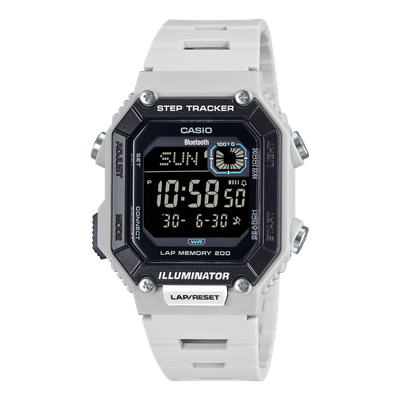 Casio WS-B1000-8BV unisex Bluetooth digital watch 46.2 × 41.3 × 11.6 mm 100m WR step counter 200 Lap Memory 5 alarms