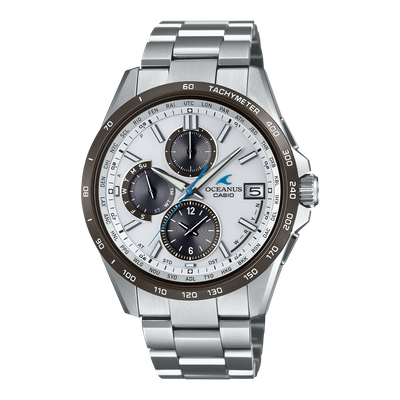 Titanium Solar Watch CASIO OCEANUS​  OCW-T2600J-7AJF JDM 42.8MM 100M WR Sapphire Crystal Made in Japan JDM (Japanese Domestic Market) Titanium Strap and Case