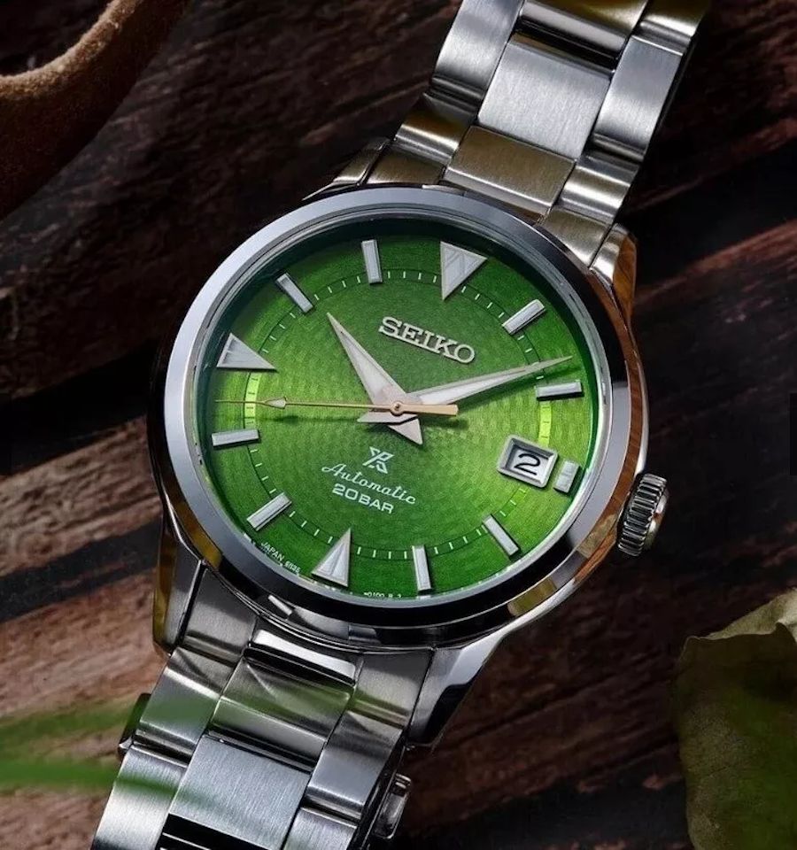 Seiko Alpinist Prospex SPB435J SPB435J1 SPB435 38mm Laurel Save the Forest Bamboo Grove Thailand Limited Edition Automatic Men's Watch Sapphire Crystal Made in Japan 200m WR