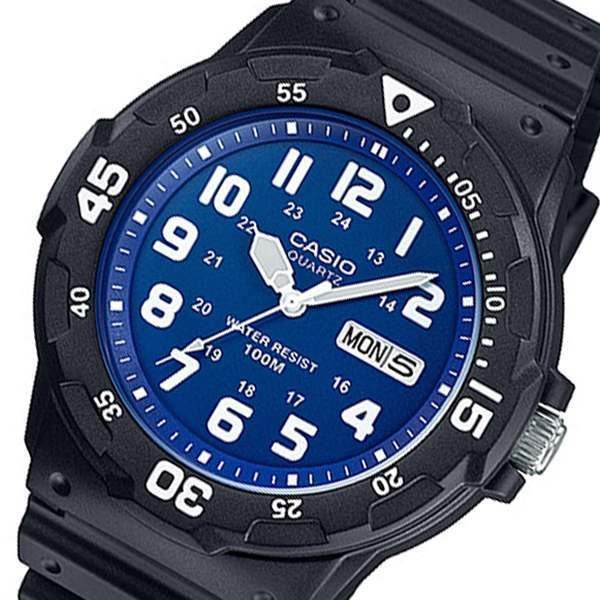 Reloj hombre analógico Casio MRW-200H-2B2 azul negro deportivo water resist 100m