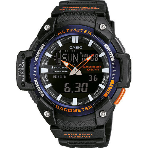 Reloj hombre Casio TWIN SENSOR SGW-450H-2B ALTÍMETRO- TERMÓMETRO water resist 100m
