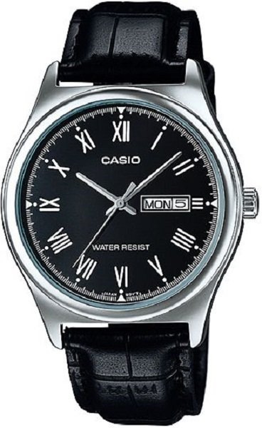 Reloj Casio MTP-V006L-1B Water Resistant Leather Watch