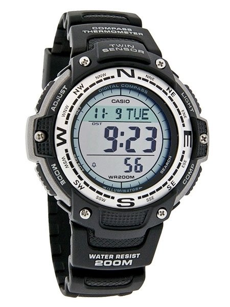 reloj hombre CASIO TWIN SENSOR SGW-100-1v Brújula digital