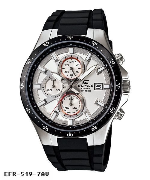 reloj hombre Casio Edifice Men's EFR-519-7AV Quartz Chronograph Resin Strap 42mm Watch