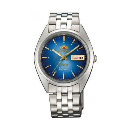 Reloj automático Orient 3 Star FAB0000AL BLUE Dial Stainless Steel Band