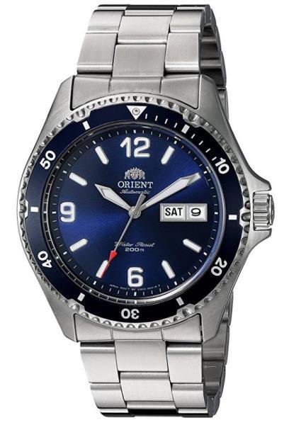 Reloj hombre automático Orient Mako II FAA02002D azul correa acero