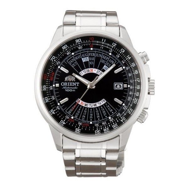 reloj hombre automático Orient multi-year FEU07005B dial negro