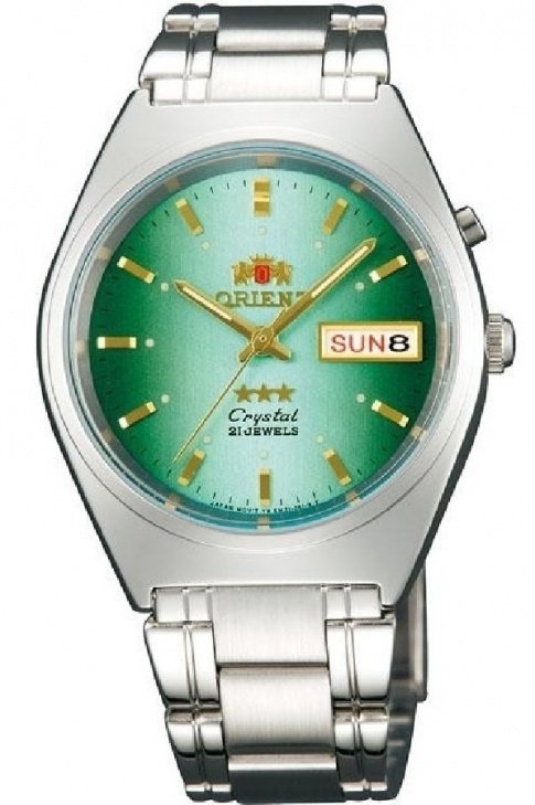 reloj hombre automático Orient Tristar FEM0801LN verde acero