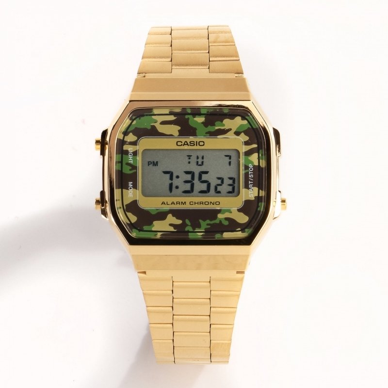 Reloj CASIO Gold Camouflage A168WEGC-3