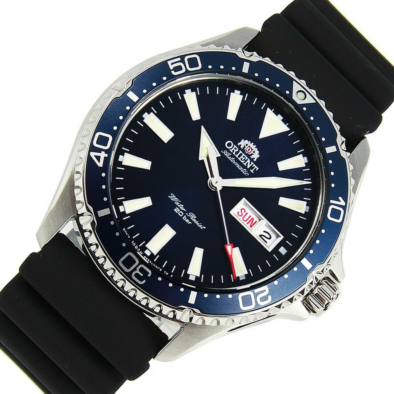 Orient Kamasu RA-AA0006L Mako III Orient automatic men's watch silicone band