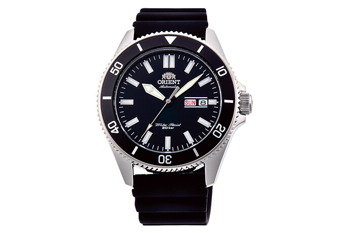 Orient Kano Ray III RA-AA0010B 44MM Automatic Men's Watch 200M WR diving rubber strap