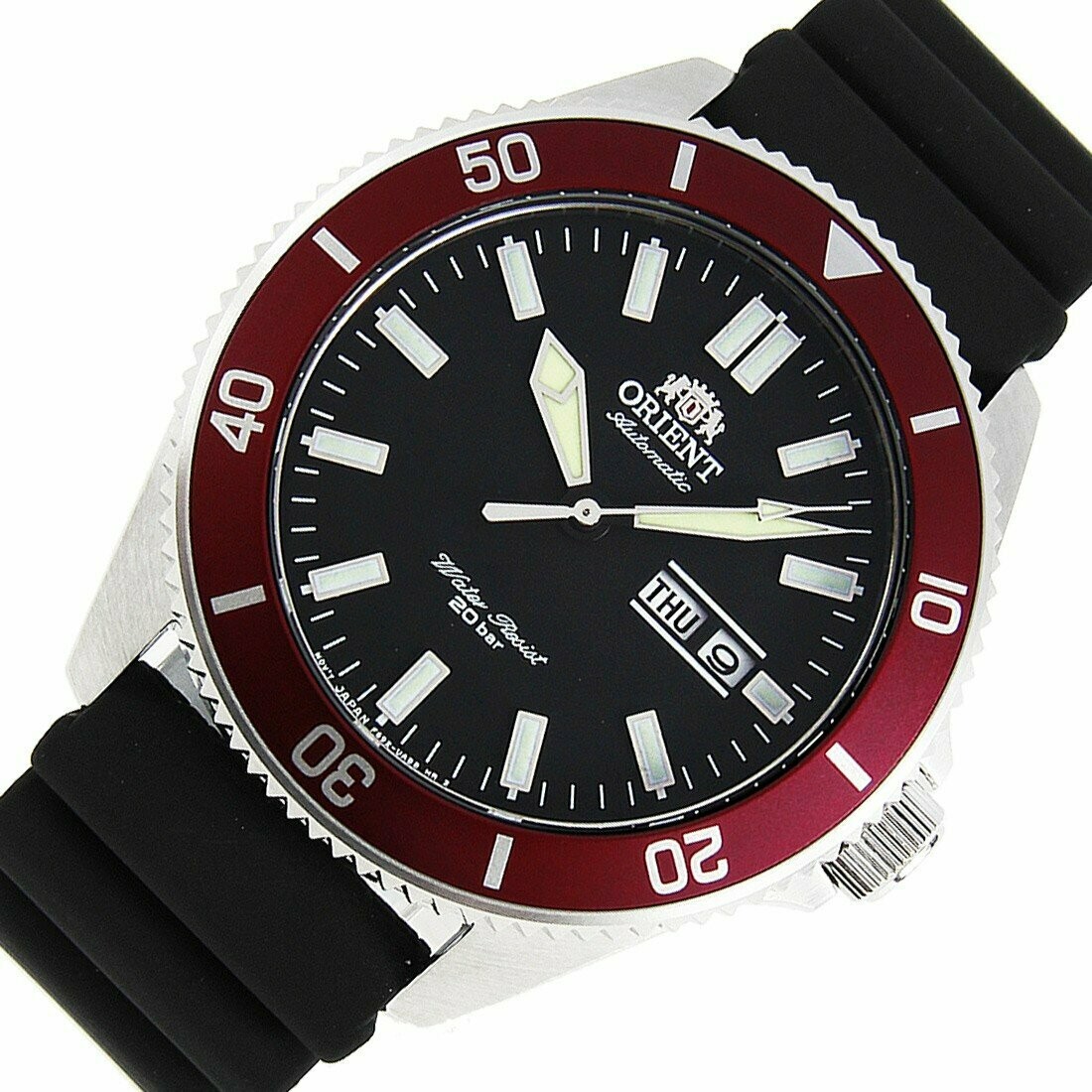 Orient Kano Ray III RA-AA0011B 44mm Orient automatic divers men's watch rubber band
