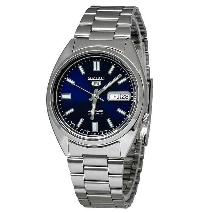 Seiko Men's Automatic Watch 5 SNXS77K1 blue dial steel