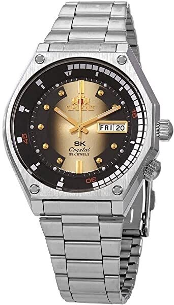 Orient SK DIVERS RA-AA0B01G SK Retro Legend Automatic men's watch 41.7mm brown dial stainless steel bracelet Hand-hacking Self-winding 50m water resist
