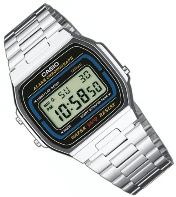 RELOJ CASIO RETRO CLASSIC COLLECTION PLATEADO A164WA-1V UNISEX 7 AÑOS BATERÍA LUZ UNISEX RELOJ CASIO RETRO CLASSIC COLLECTION PLATEADO A164WA-1V UNISEX 7 AÑOS BATERÍA LUZ UNISEX