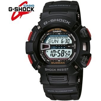 Casio G-Shock “the Mudman” G-9000-1V men's watch, shock resistant, LED light, 200m water resistant, resin strap