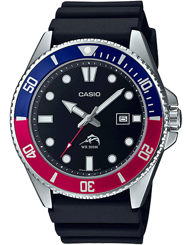 Casio MDV-106B-1A2 MARLIN DURO "pepsi" Casio Divers watch rubber band
