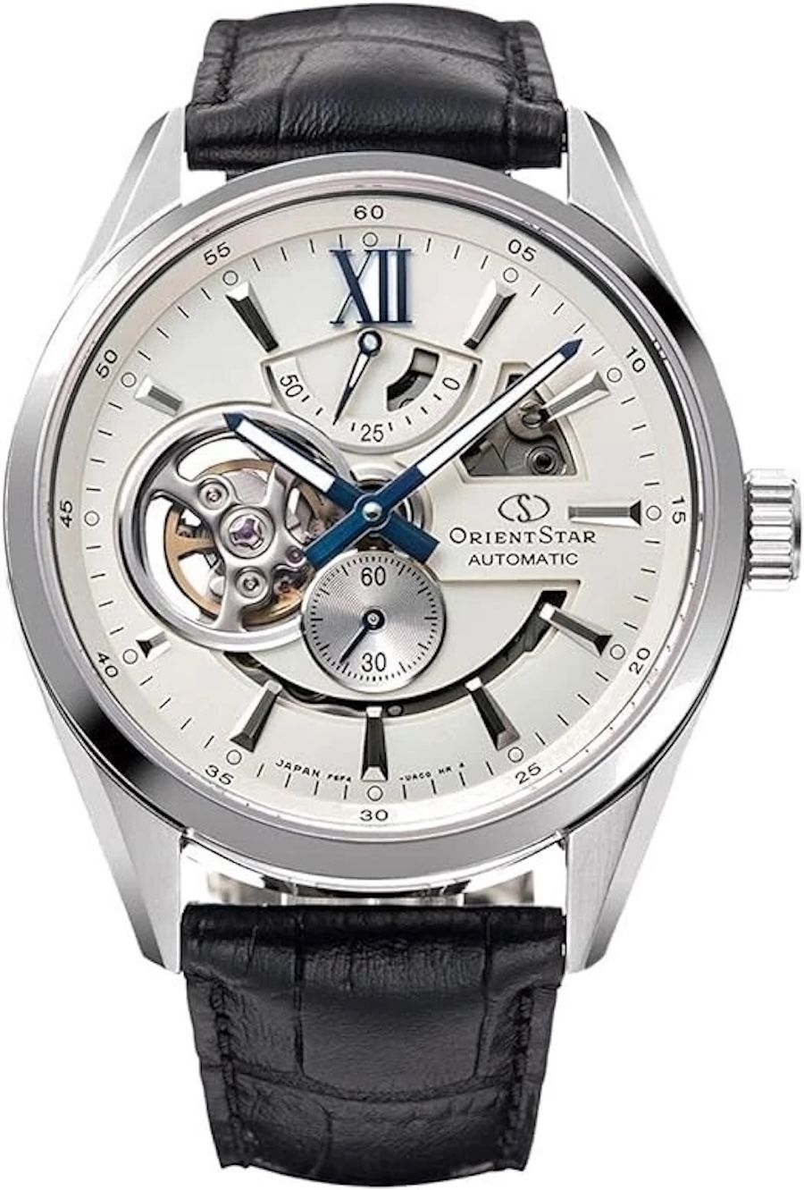Orient Star Modern Skeleton Men's Automatic Watch RK-AV0007S JDM 41mm sapphire crystal leather strap 50-hour power reserve 100m water resistance Made in Japan JDM (Japanese domestic market)