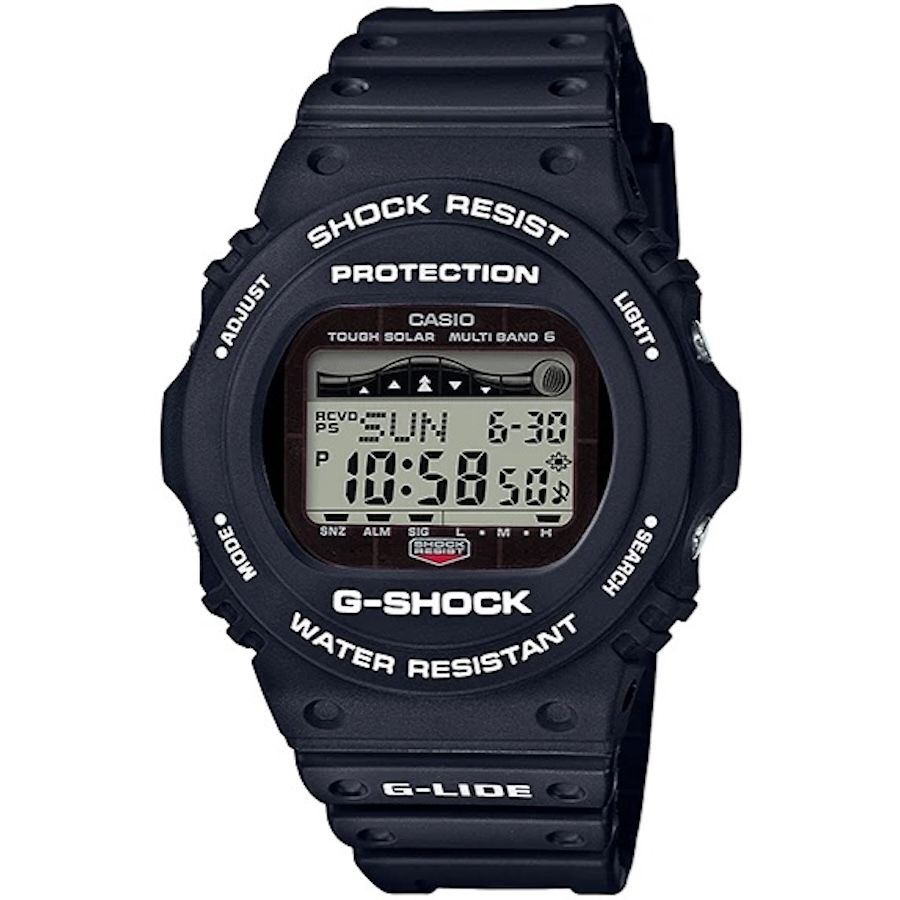 Casio G-SHOCK GWX-5700CS-1JF JDM (Japan Domestic Market Casio Collectors) Shock Resistant Solar Radio Controlled Sports Watch Moon Phase Tide Alarm 200m WR