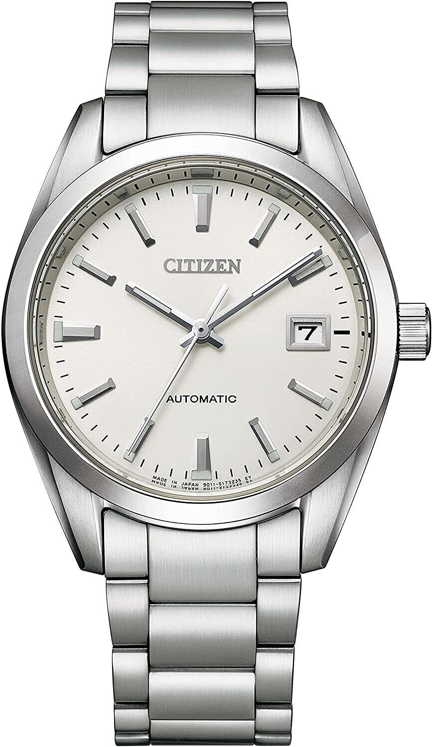 Citizen NB1050-59A JDM 38mm Sapphire crystal anti-reflective automatic men's watch 100m WR stainless steel bracelet Japan Domestic Market