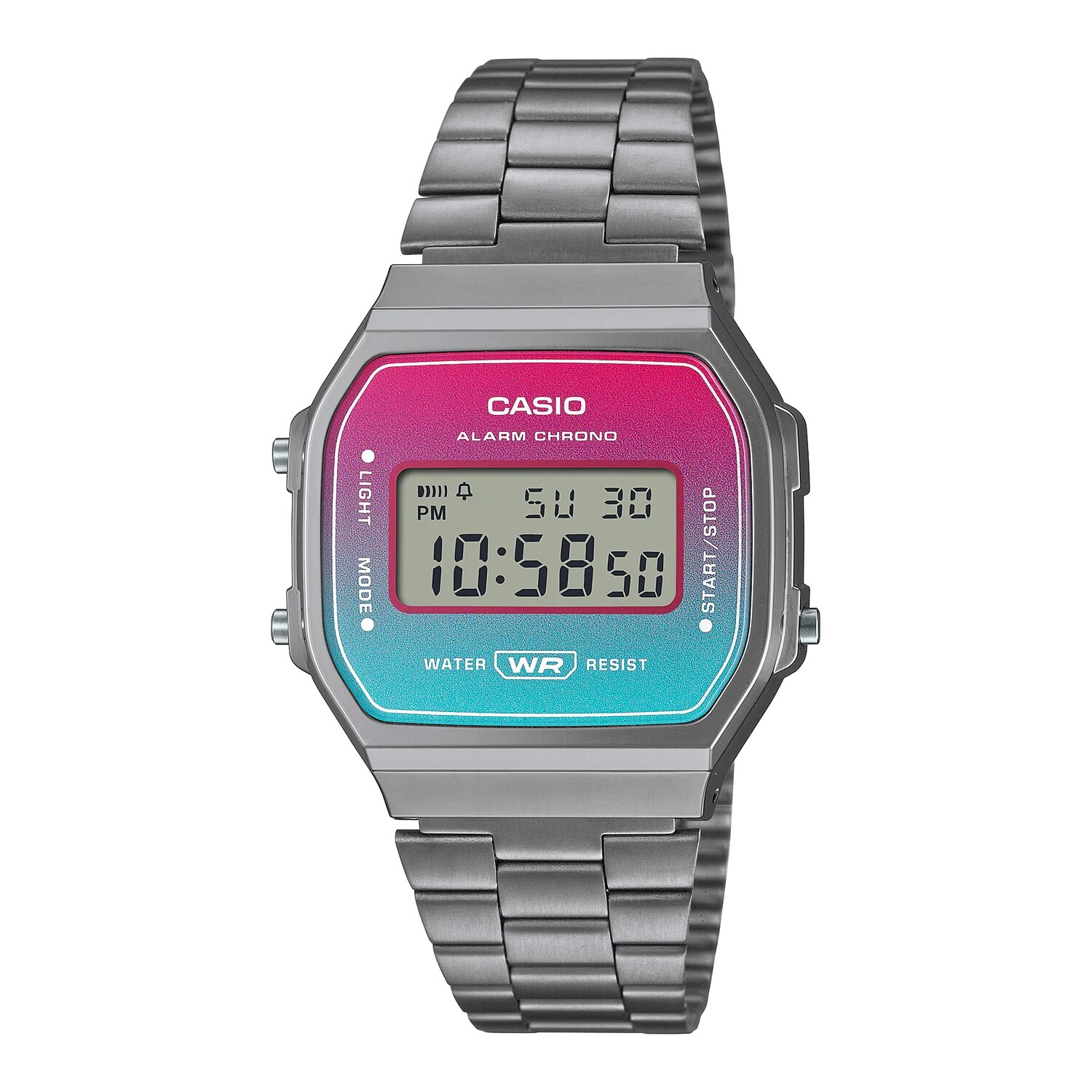 Casio Iconic A168WERB-2A  unisex watch men women’s digital watch chronograph 7 year battery