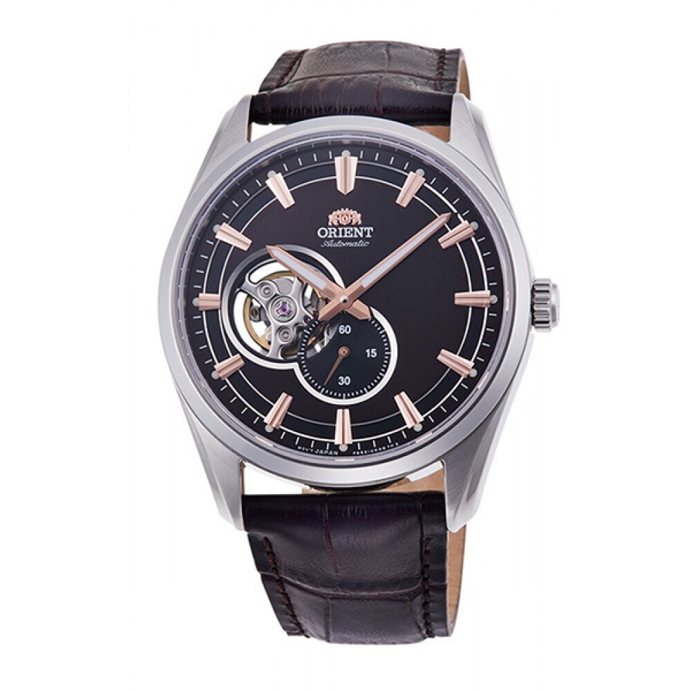 Orient Contemporary RN-AR0004Y JDM Semi-skeleton 40.8MM sapphire crystal automatic men’s watch leather band Japan Domestic Market