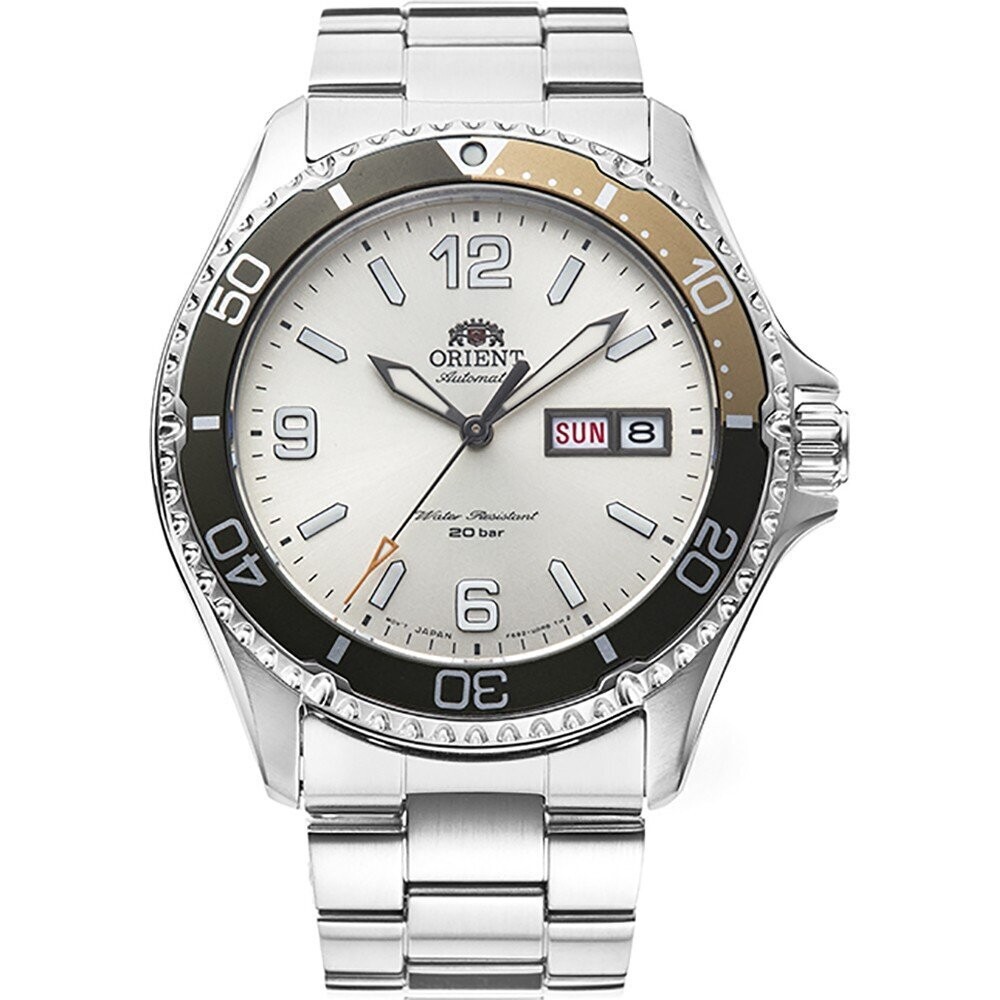 Orient Kamasu RA-AA0821S 41.8mm 200m sapphire crystal automatic divers men’s watch stainless steel bracelet