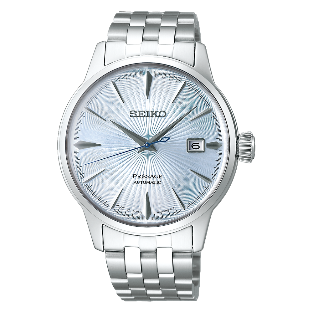 Seiko Presage SRPE19J1 40.5mm 50m WR automatic men’s watch stainless steel bracelet