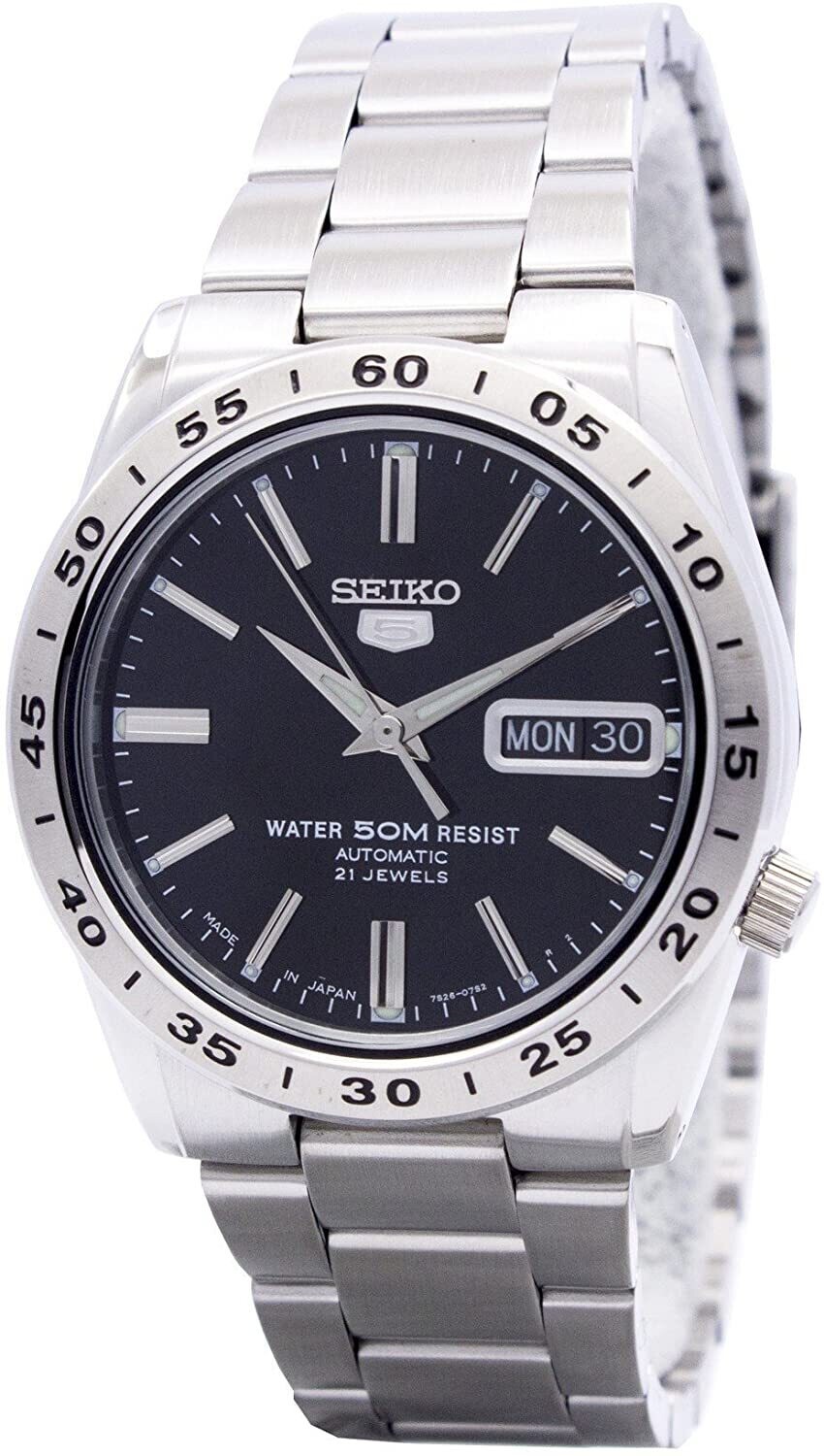Seiko 5 SNKE01J1 36mm 50m WR JAPAN MADE unisex automatic men women watch stainless steel bracelet