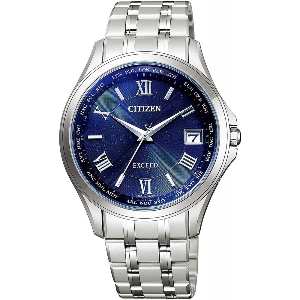 Citizen Exceed CB1080-52L  JDM 39.5MM Radio-control Titanium case and bracelet 50m WR Sapphire crystal Ecodrive movement (solar or light powered) Japan Domestic Market