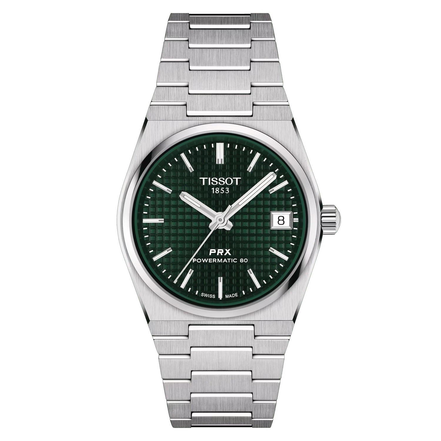TISSOT PRX POWERMATIC 80  T137.207.11.091.00​ 35MM 80h power reserve sapphire crystal 100m WR unisex automatic watch men and women