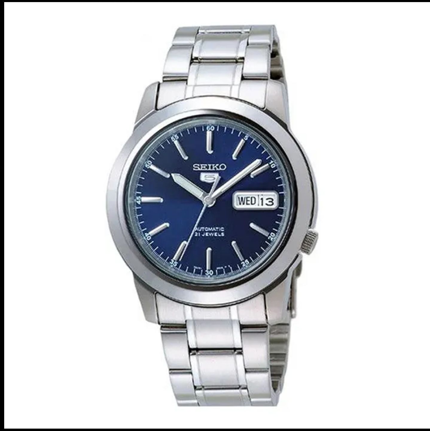 Seiko 5 SNKE51K1 38mm 30m WR automatic men’s watch stainless steel bracelet