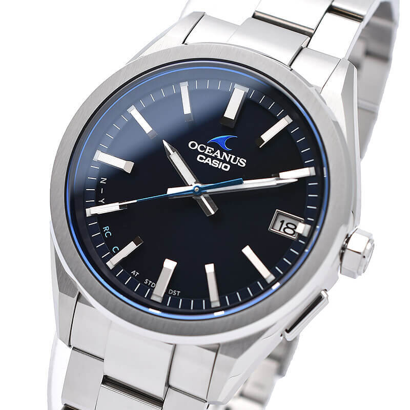 Casio Oceanus OCW-T200S-1AJF JDM 41.4MM 100M WR Radio-Control solar powered Bluetooth sapphire crystal anti-reflective glass JDM (Japanese domestic market)